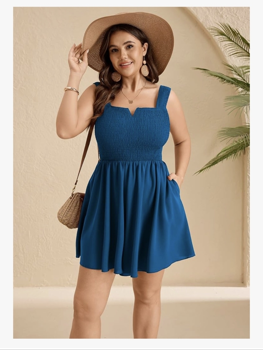 NWT Shestarr Teal Sleeveless Romper - 1XL